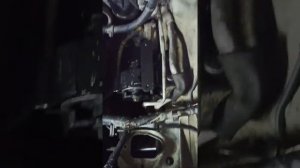 замена левой подушки двигателя 4afe spacio a111 ч2