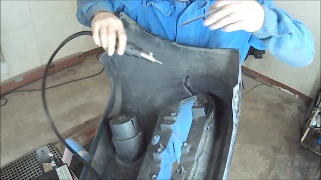 Lifan X60 паяем бампер 1я часть. смотреть онлайн