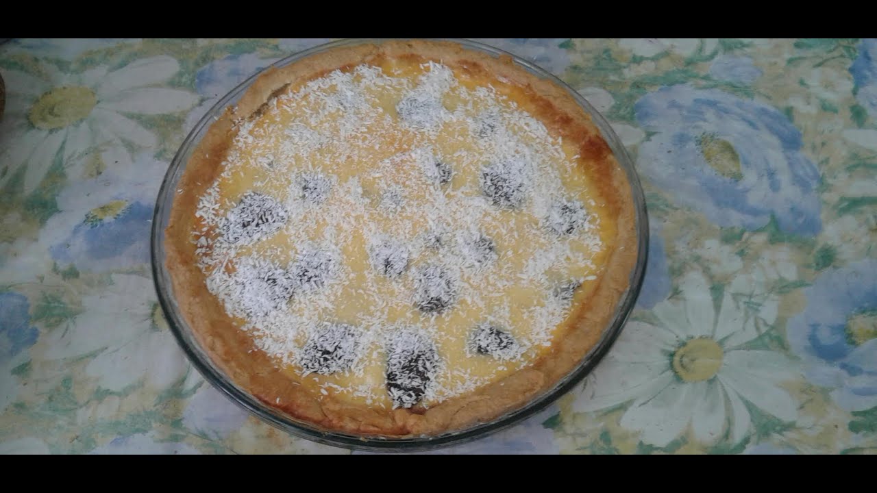 Быстрый песочный заливной пирог с клубникой. Без сахара.
