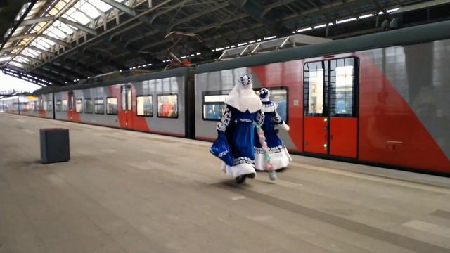 «Новогодний экспресс». Дед Мороз и Снегурочка. Новогодняя атмосфера