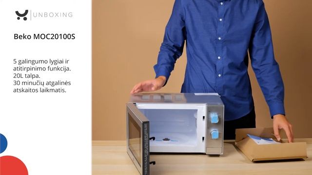 Mikrobangų krosnelė Beko MOC20100S смотреть онлайн