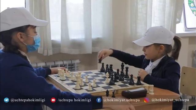 Учтепа туманидаги "Спортни сев, спорт билан яша!" шиори остида шахмат-шашка мусобақаси ўтказилди
