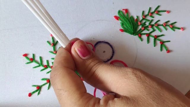 Amazing Hand Embroidery 3d flower design trick With cotton bud | Brazilian stitch:Rose Flower Desig