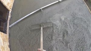 бетонирование под брусчатку в Ставрополе 142 м2 ушло 15 м3 бетона м300 , армирование сеткой 15х15х3