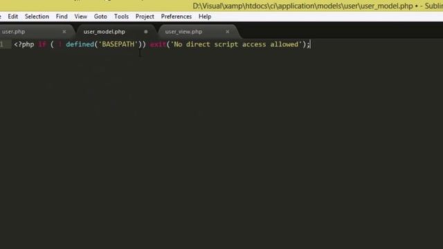 Codeigniter CRUD Part 1