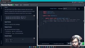 HackerRank Welcome to Java Solution Explained - Java