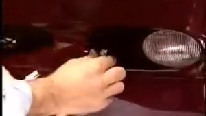 Снятие переднего бампера w203