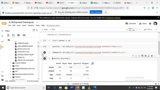 Garment Shipment and Merchandiser Performance Analytics (Python, Google Data Studio) смотреть онлайн
