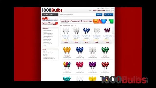 Amber-Orange LED C9 Christmas Light Bulbs смотреть онлайн