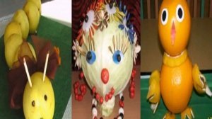 Поделки На Осень Из Овощей И Фруктов