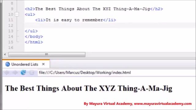 15 HTML Unordered Lists смотреть онлайн