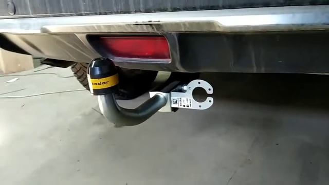 Фаркоп Nissan X-Trail 2016- Motodor без подрезки бампера смотреть онлайн