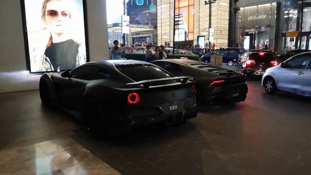 FERRARI F12 N LARGO S & VORSTEINER LAMBORGHINI HURACAN START UP + REVS смотреть онлайн
