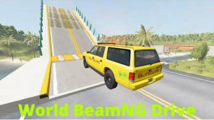 Машины и разведённый мост - BeamNG Drive | World BeamNG Drive