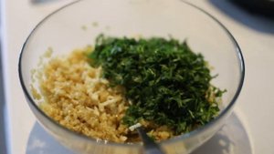 Булгур с рукколой