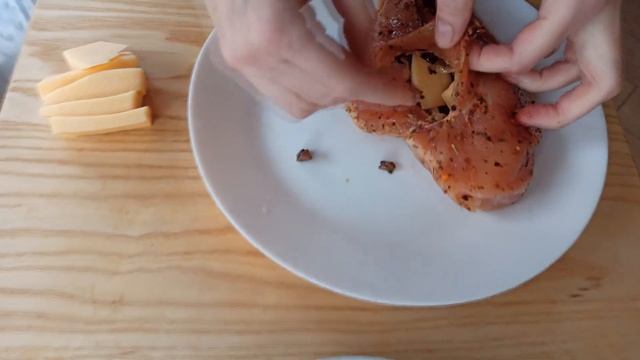 Куриная грудка с грибами. Пальчики оближешь и гарнир не нужен!