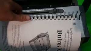 Электрический комбинированный переплётчик BULROS XP5 для пластиковой и металлической пружины 3 1