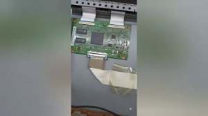 Ремонт телевизоров Samsung LE32A330J1XRU,полосы,штрихи,помехи! Repair display stripes strokes strip