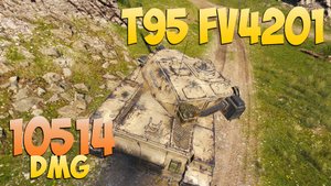 T95/FV4201 - 4 Kills 10.5K DMG - Звездный! - Мир Танков