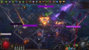 Path of Exile 3.17 Pathfinder poison lightning strike T16 Cemetery