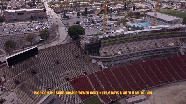 The destruction of USC's LA Coliseum | Demolition Aerial Update Feb '19 смотреть онлайн