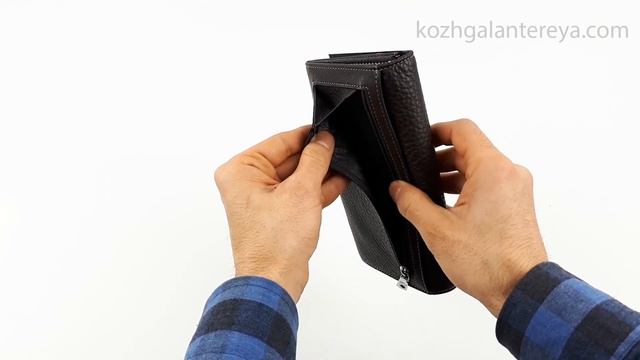 ⭐Большой женский кожаный кошелек ⭐ Sergio Valentini СВ 8033-065 смотреть онлайн