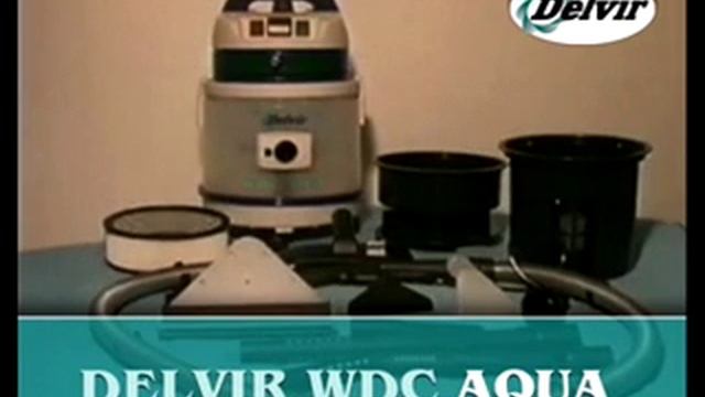 DELVIR WDC AQUA Профессиональный ковровый экстрактор с водным фильтром смотреть онлайн