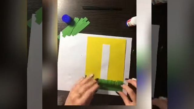 Аппликация «Берёзка» смотреть онлайн