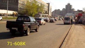 Трамваи и троллейбусы. Уфа. Зеленая роща. (28.04.2016)