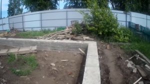 Косяки в фундаменте.  Сняли опалубку, результат.