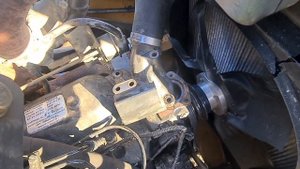 Case 570ST, ремонт печки, дует холодный воздух.