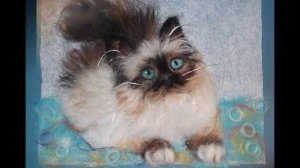 Валяные картины из шерсти своими руками для интерьера