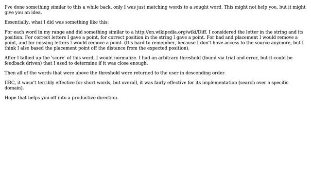 Software Engineering: Fuzzy search for a sub-string without tokens (2 Solutions!!) смотреть онлайн