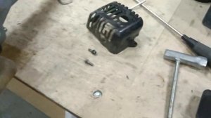 Покраска бетономешалки. Мелкий ремонт садовой техники.