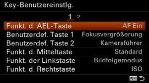 Sony Alpha 6000 - Autofokus Funktionen - Back Button Fokus einstellen und nutzen