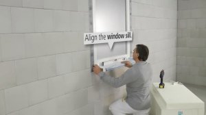 How to install the StoFentra Profi window sill - Installation of thermal insulation