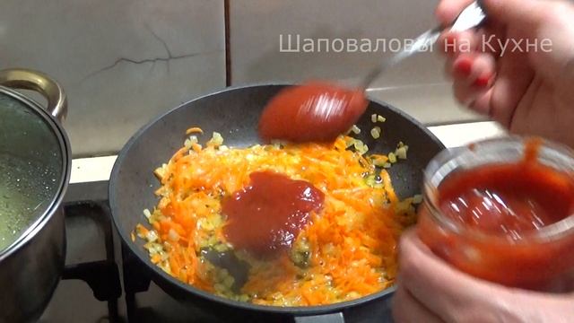 капустняк из квашеной капусты,(Постное блюдо) рецепт, Шаповаловы на кухне. смотреть онлайн