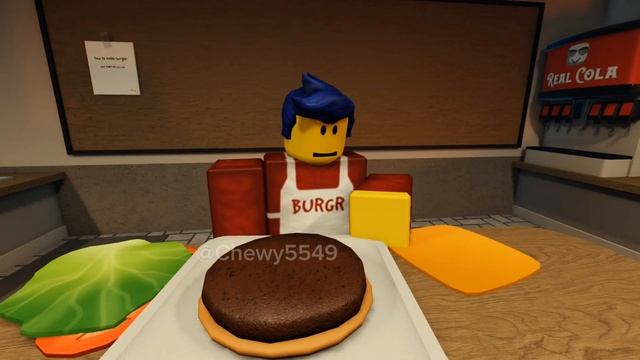 Burger game moment (Roblox animation) смотреть онлайн