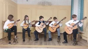 Копенков О. Белая румба. Исполняет Неаполитанский ансамбль ДМШИ N12 г. Минска