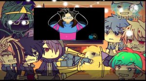 Sans AUs react to frisk memes||2/?||•LuluPlxyz•