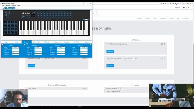Alesis VI editor software how to get it and how to use it vi25 vi49 vi61 смотреть онлайн
