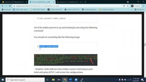 DEVOPS FUNDAMENTALS WITH CICD – AWS(LINUX), ANSIBLE,JENKINS AND GIT - Install Jenkins