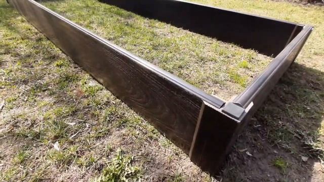 Грядки из ДПК. Как выглядят грядки?