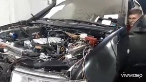 3uz-fe на паджеро спорт, первый запуск.