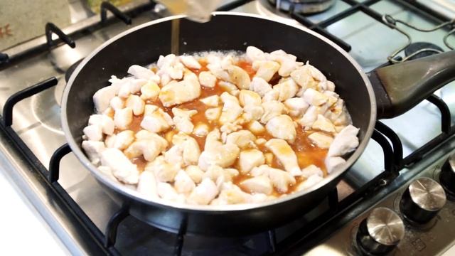 Курица в апельсиновом соусе.