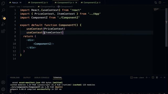 React Hooks Tutorial - 16- Multiple context with useContext смотреть онлайн
