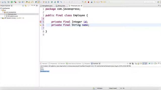 Immutable Class in Java (Interview Question)