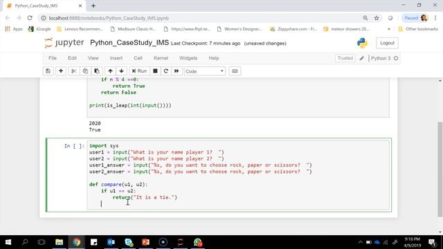 #1. #pythontutorial  Case Study using #jupyternotebook .
