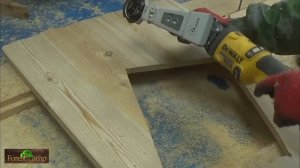 Сказочная мебель под старину Как сделать Состаренную дверь с окном своими руками! Простой способ!