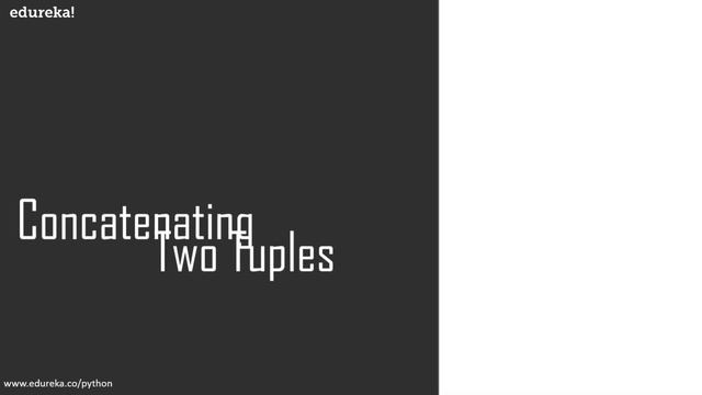 Tuple In Python | Python Tuple Tutorial With Example | Python Training | Edureka